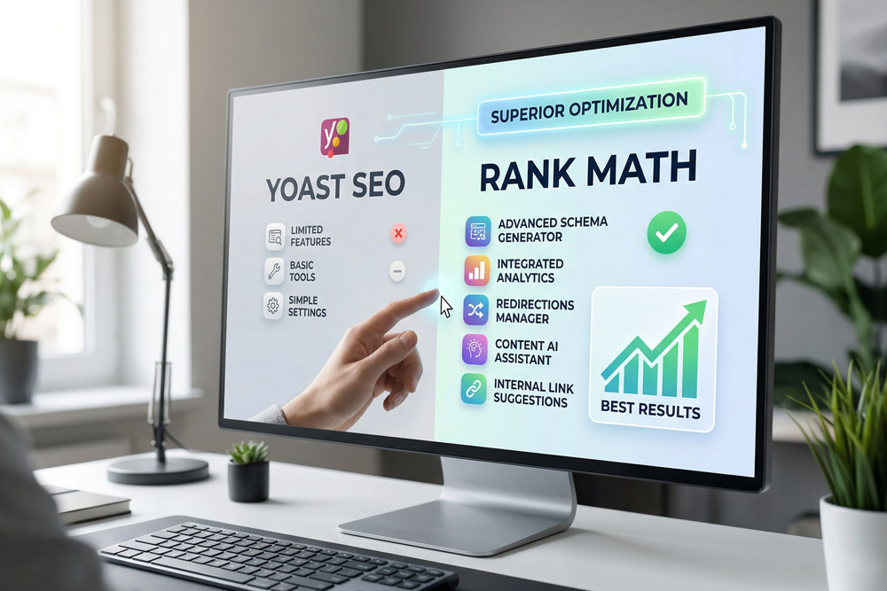 Rank Math vs. Yoast: Why We Choose Rank Math for Best Results - Rank Math vs Yoast